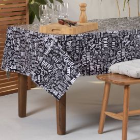 Toalha De Mesa Térmica 1,40X3,00 M Havan Casa  - Palavras