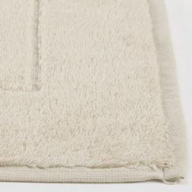 Toalha De Piso 100% Algodão Dual Air Buddemeyer - Bege Cru