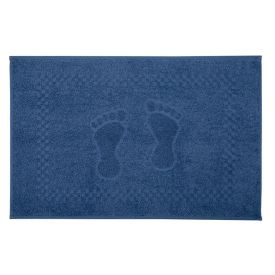 Toalha De Piso Algodão 45X68cm Havan - Azul Netuno