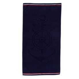 Toalha de Praia Ipanema 100% Algodão Havan Casa - Marinho