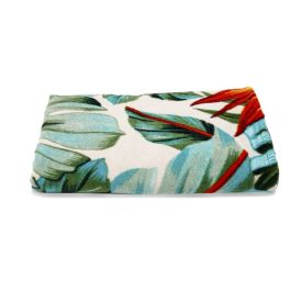 Toalha De Praia Aveludada 100% Algodão Döhler - Hibisco 29
