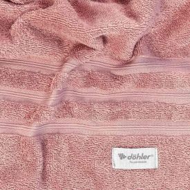 Toalha de Rosto Bali 100% Algodão Döhler - Rosa
