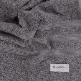Toalha de Rosto Bali 100% Algodão Döhler - Cinza