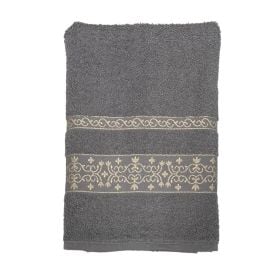 Toalha De Rosto Luna Havan Casa - Grafite