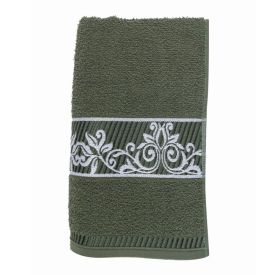 Toalha De Rosto 100% Algodão Botanic Havan Casa - Verde Floresta