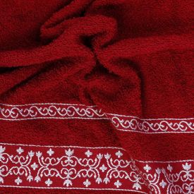 Toalha de Rosto Luna Havan Casa - Bordô