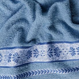 Toalha de Rosto Sofia Havan Casa - Azul Glacial