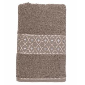 Toalha De Rosto 100% Algodão Verona Havan Casa - Taupe