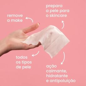 Toalhas Umedecidas De Limpeza Facial Hidrabene - Micelar