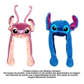Touca Com Movimento Stitch Ou Angel Disney Toyng - Sortido