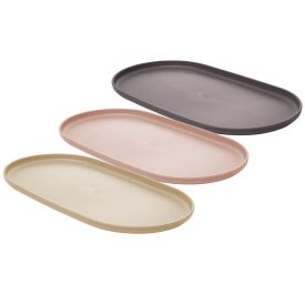 Travessa Oval De Bambu Lines 24Cm - Sortidos