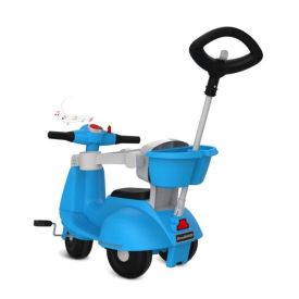 Triciclo Banderetta Azul Passeio E Pedal Brinquedos Bandeirante - Azul