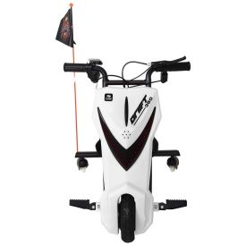 Triciclo Elétrico Drift 250W com 3 Velocidades - Branco