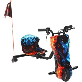 Triciclo Elétrico Drift Com Led 36V Bel Fix - Fogo