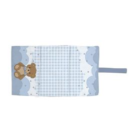 Trocador de Fraldas para Bebê Impermeável Havan Baby - Urso Azul