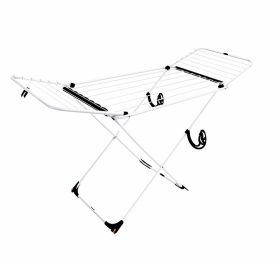 Varal de Chão com Abas e Rodinhas Pegasús Secalux - Branco