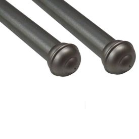 Varão de Cortina Grosso Duplo 2,50 m Havan Casa - Prata Fosco