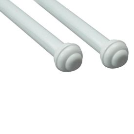 Varão de Cortina Grosso Duplo 2,50 m Fosco Havan Casa - Branco Fosco 