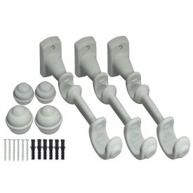 Varão de Cortina Grosso Duplo 2,50 m Fosco Havan Casa - Branco Fosco 