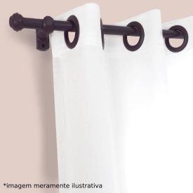 Varão De Cortina 2,00M Havan Casa Médio Fosco - Imbuia Fosco