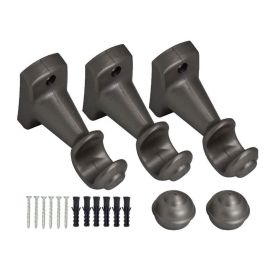 Varão para Cortina 3,00 m Médio Havan Casa - Prata Fosco