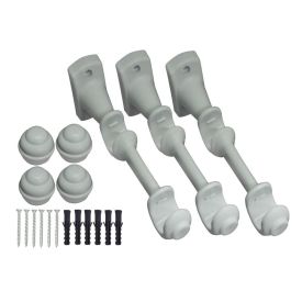 Varão Médio Duplo 3,00M Fosco Havan - Branco Fosco 