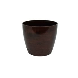 Vaso Cachepô Diamond 15Cm Marrom Forth Jardim - 492-1