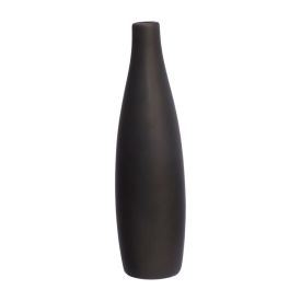 Vaso De Cerâmica Preto Gemini Hauskraft - 24 Cm