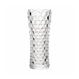 Vaso De Vidro Bubble Lyor 18 Cm - Transparente
