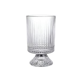 Vaso De Vidro Melina Hauskraft 18 Cm - Transparente