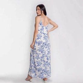Vestido Feminino Longo Estampado Patricia Foster