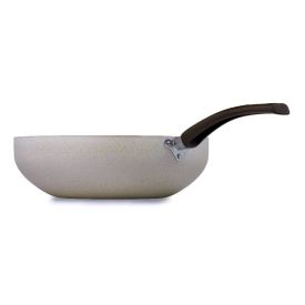 Wok Antiaderente Eko Multiflon 28Cm - Bege