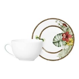 Xícara de Chá com Pires Alleanza 200Ml - Tropico