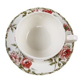 Xícara De Chá Com Pires Romântica 2 Havan Casa By Alleanza - 270ml