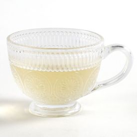 Xícara De Cristal Mandala Lyor 185Ml - Transparente