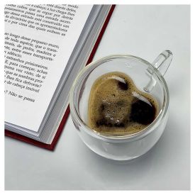 Xicara De Café Com Parede Dupla Lyor 80Ml - 2 Peças