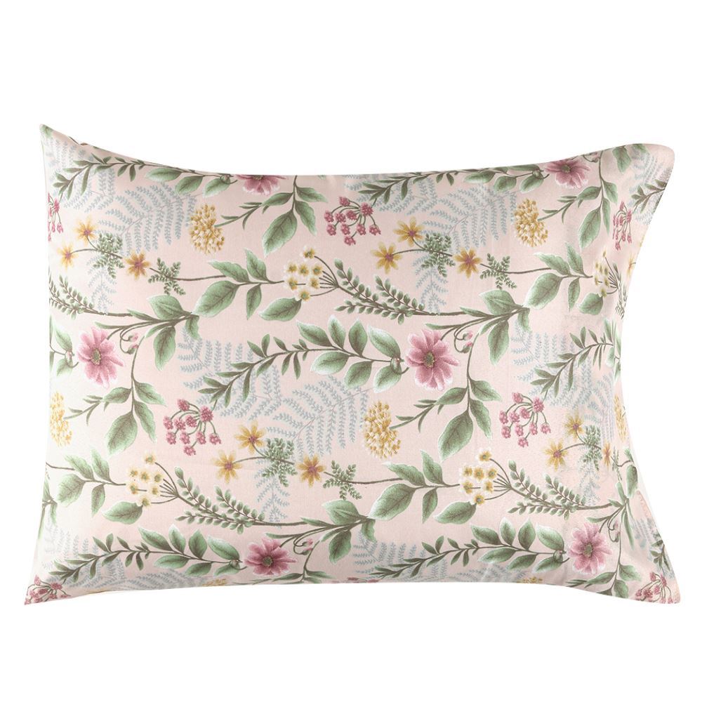 Fronha Avulsa Microfibra Estampada Havan Casa - Iris Flowers Rosa