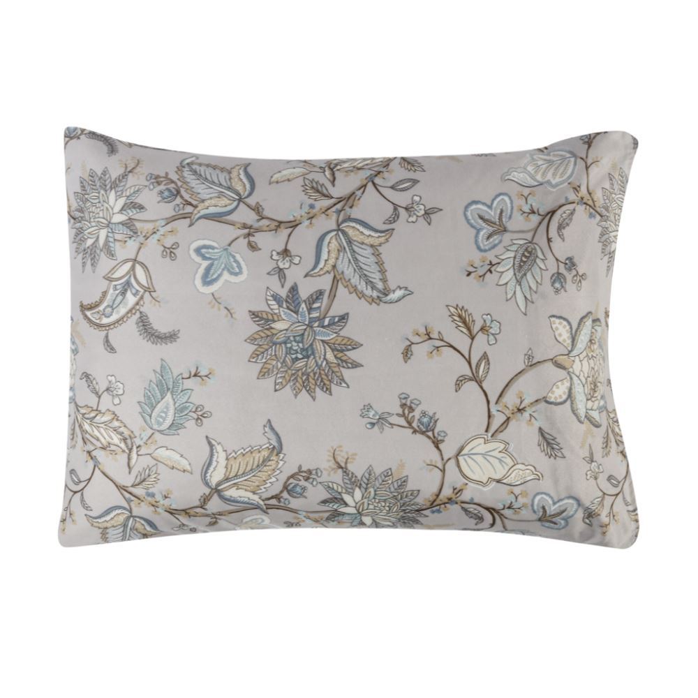 Fronha Avulsa Microfibra Estampada Havan Casa - Festival Flowers Azul