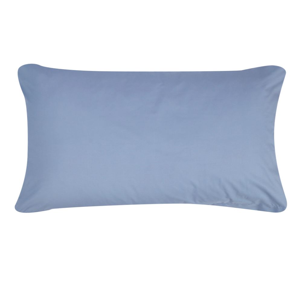 Fronha King 50X90 cm Buona Fortuna - Azul Liso Novo