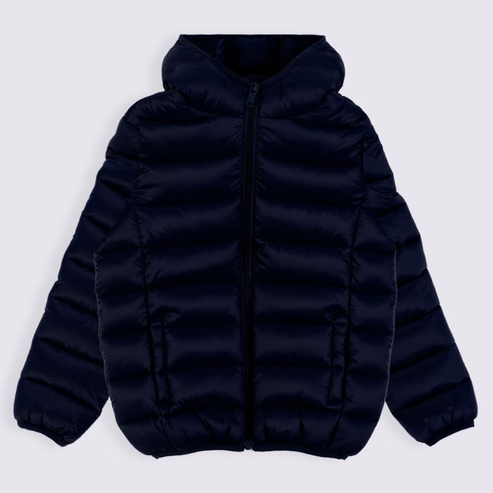 Jaqueta Juvenil Aspen Menino 12 a 16 Anos Com Capuz Hot Dog Azul Marinho