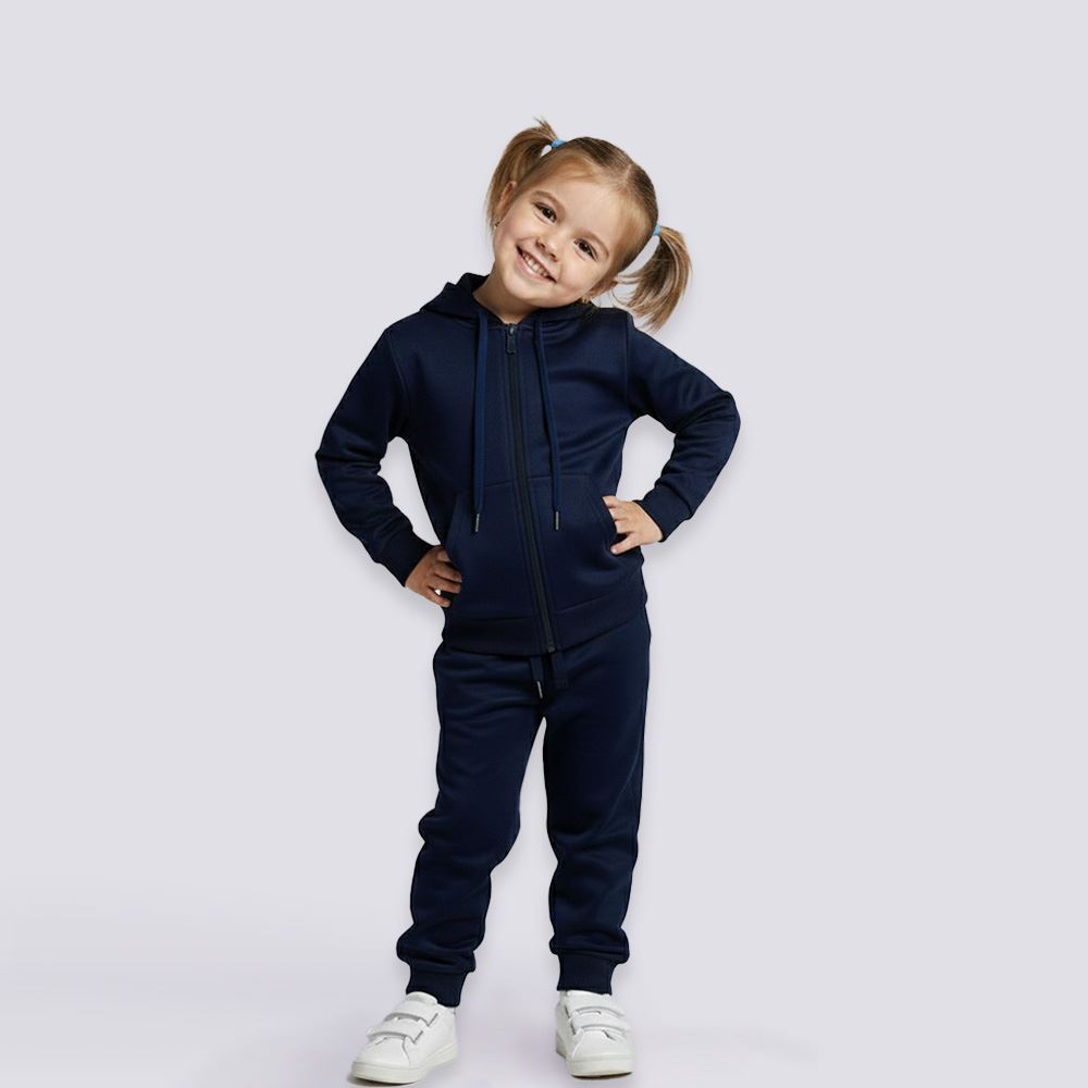 Jaqueta Infantil Menina 1 a 3 Anos Yoyo Kids Azul Marinho