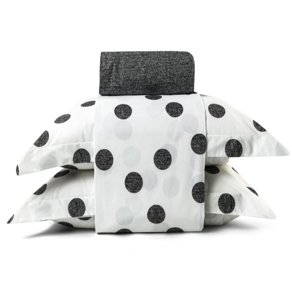 Jogo de Cama Queen Percal Buona Fortuna 4 pçs - Poa Textura