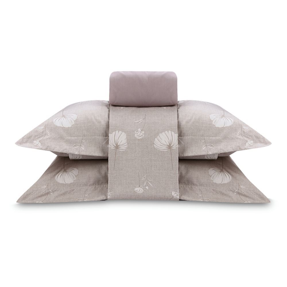 Jogo de Cama Queen Percal Buona Fortuna 4 pçs - Celina Cru