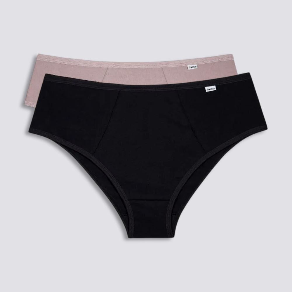 Kit com 2 Calcinhas Reforçado Cotton DelRio D2