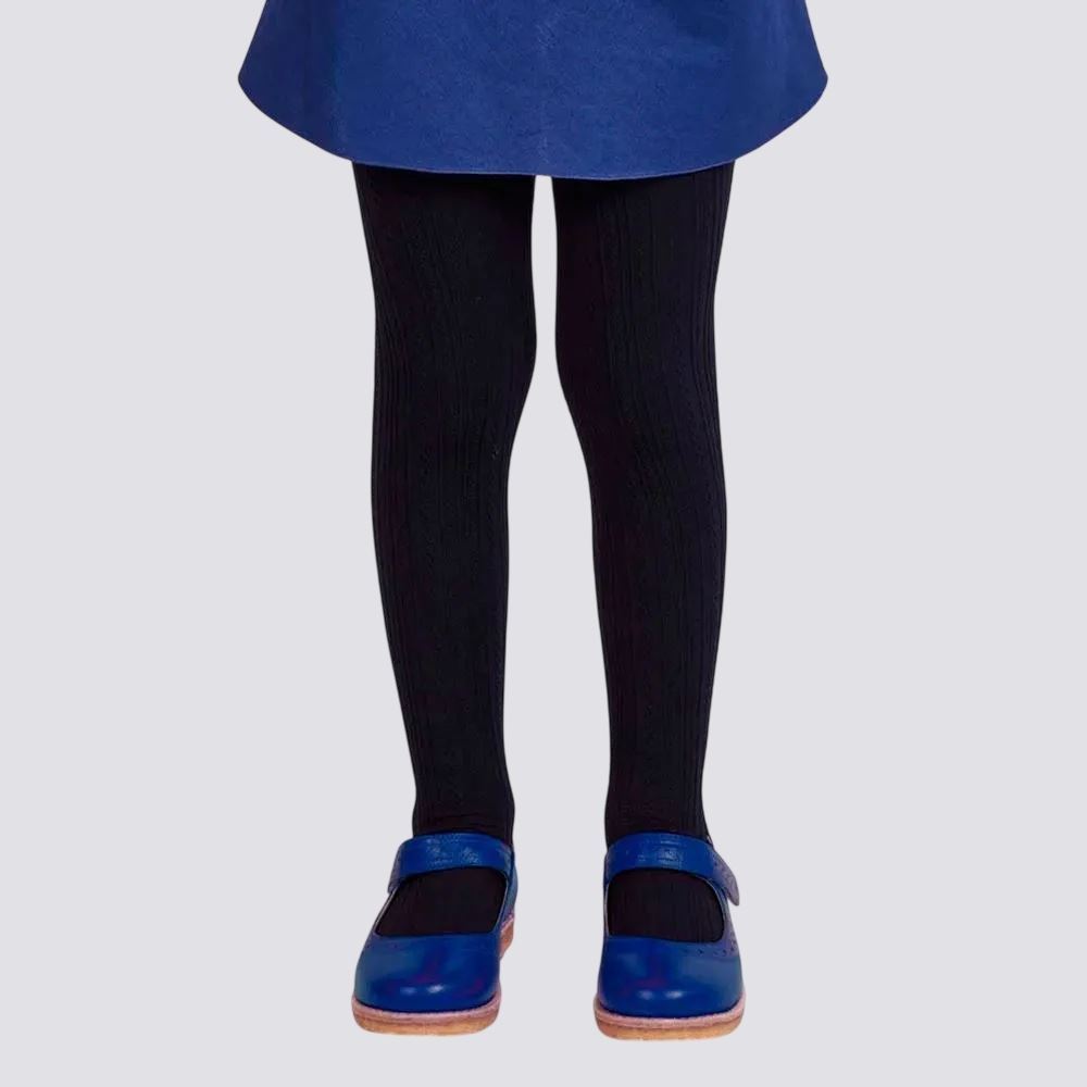 Meia-calça Infantil Lobinha Fio 70 Lupo Preto