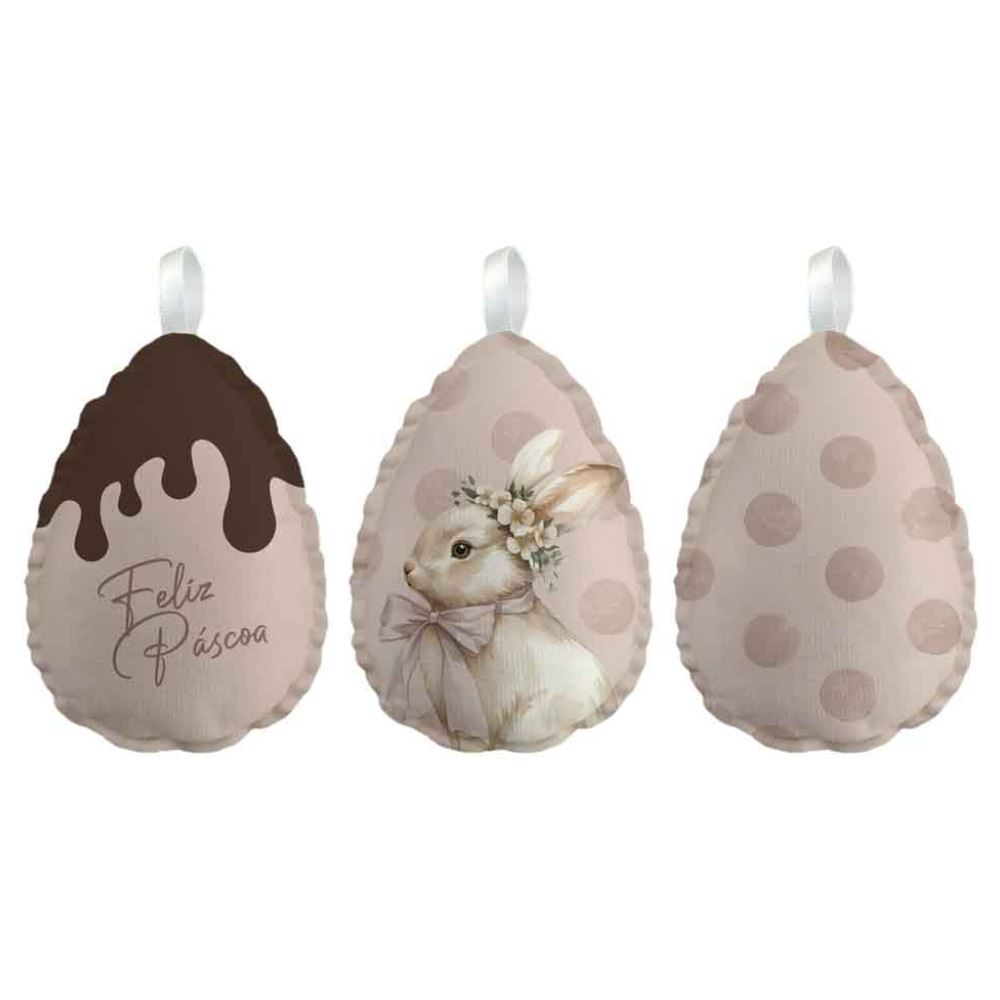Mini Almofadas Decorativas de Páscoa Havan Casa - Rosa