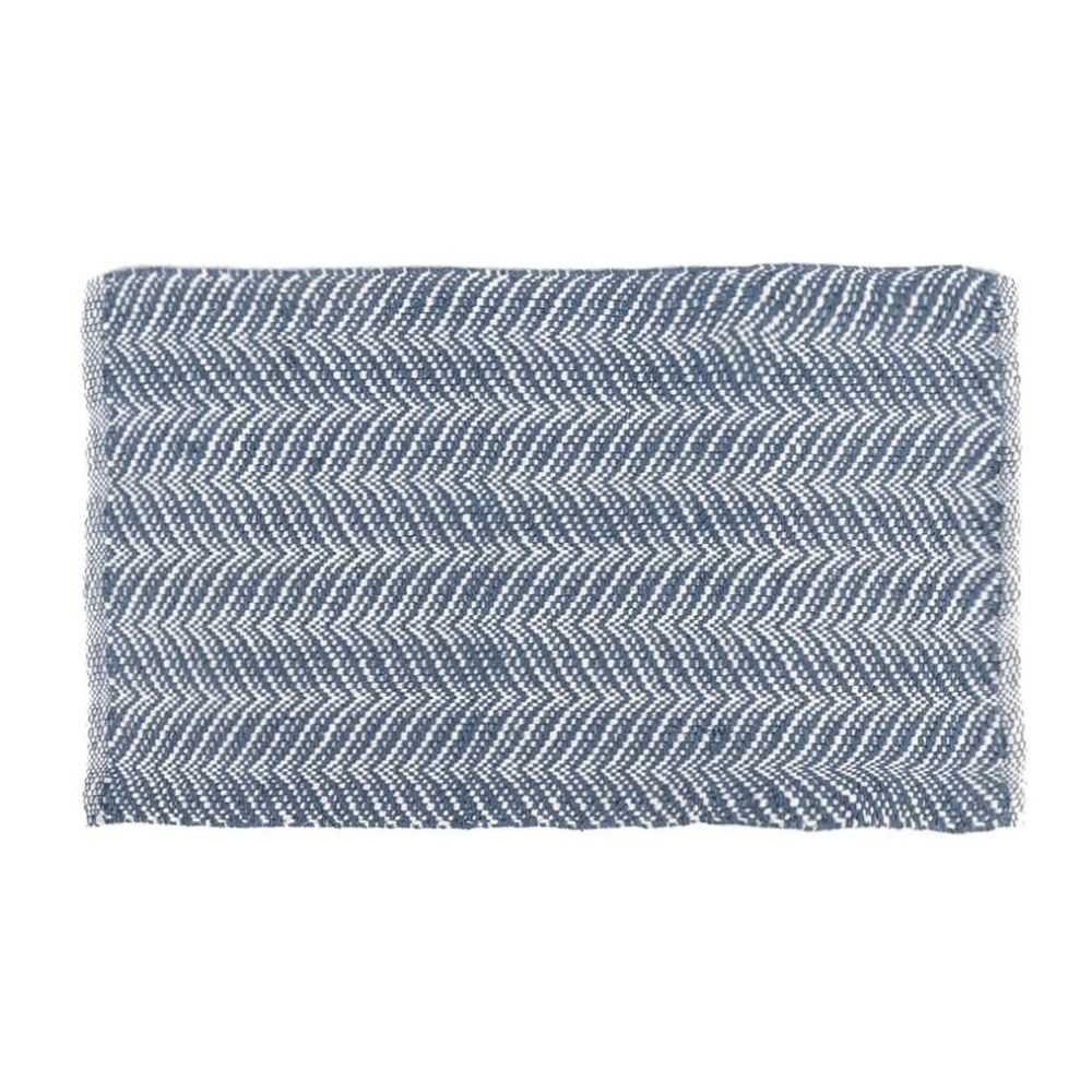 Tapete Creta 50X80cm Havan - Azul/Off White