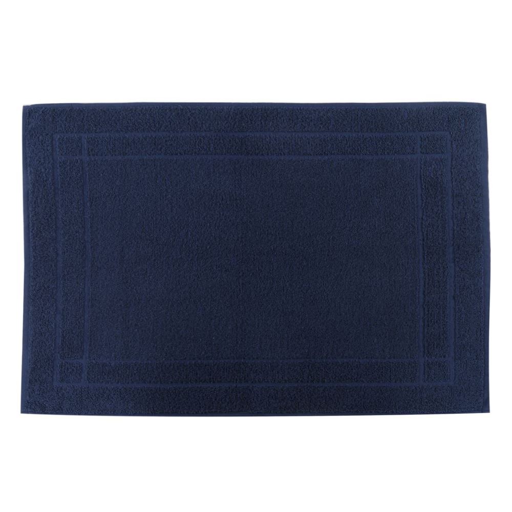 Toalha para Banheiro Antiderrapante 50X75 cm Sofisticata Havan Casa - Azul Marinho