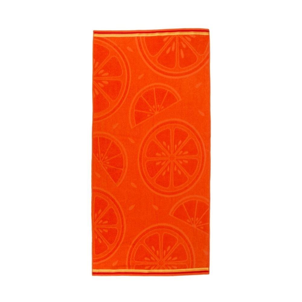 Toalha de Praia Ipanema Havan Casa - Citrus Laranja Iluminado