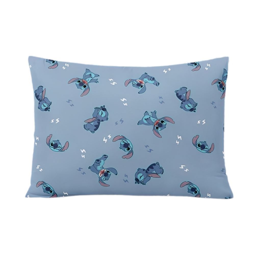 Travesseiro Infantil 100% Poliéster Disney Hedrons - Stitch Nope Rotativo